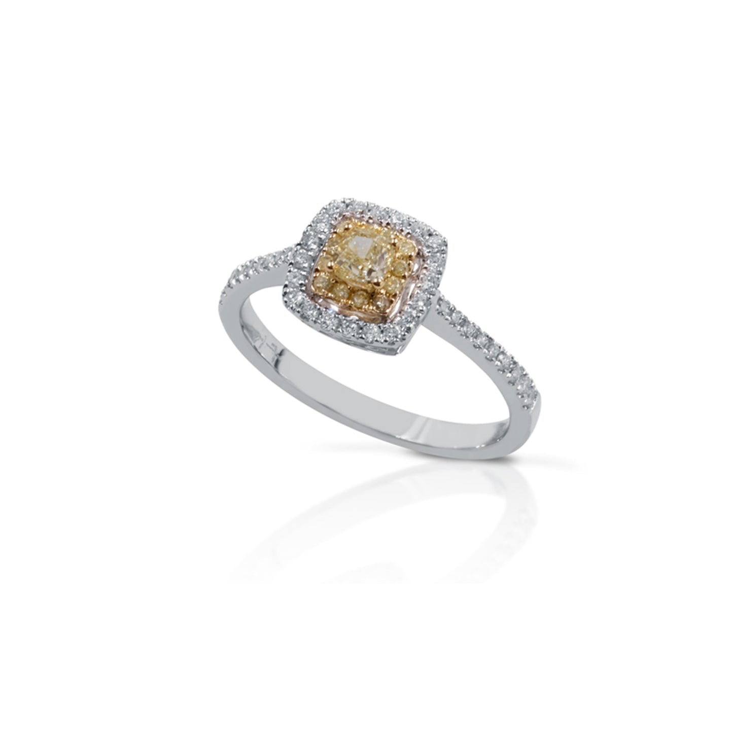 Anello fancy giallo Gianni Carita'