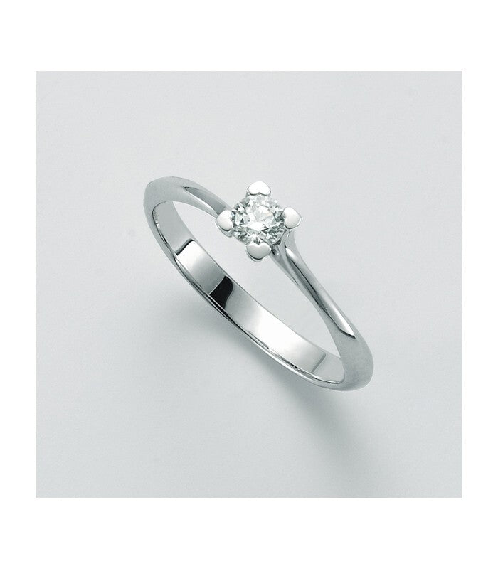 Anello solitario Miluna