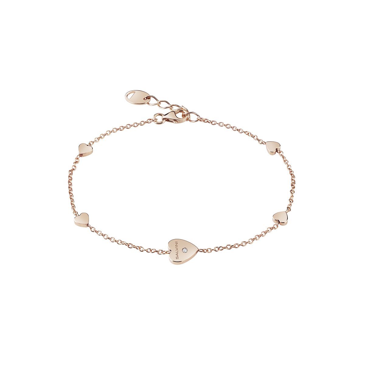 Bracciale Salvini cuori rosè