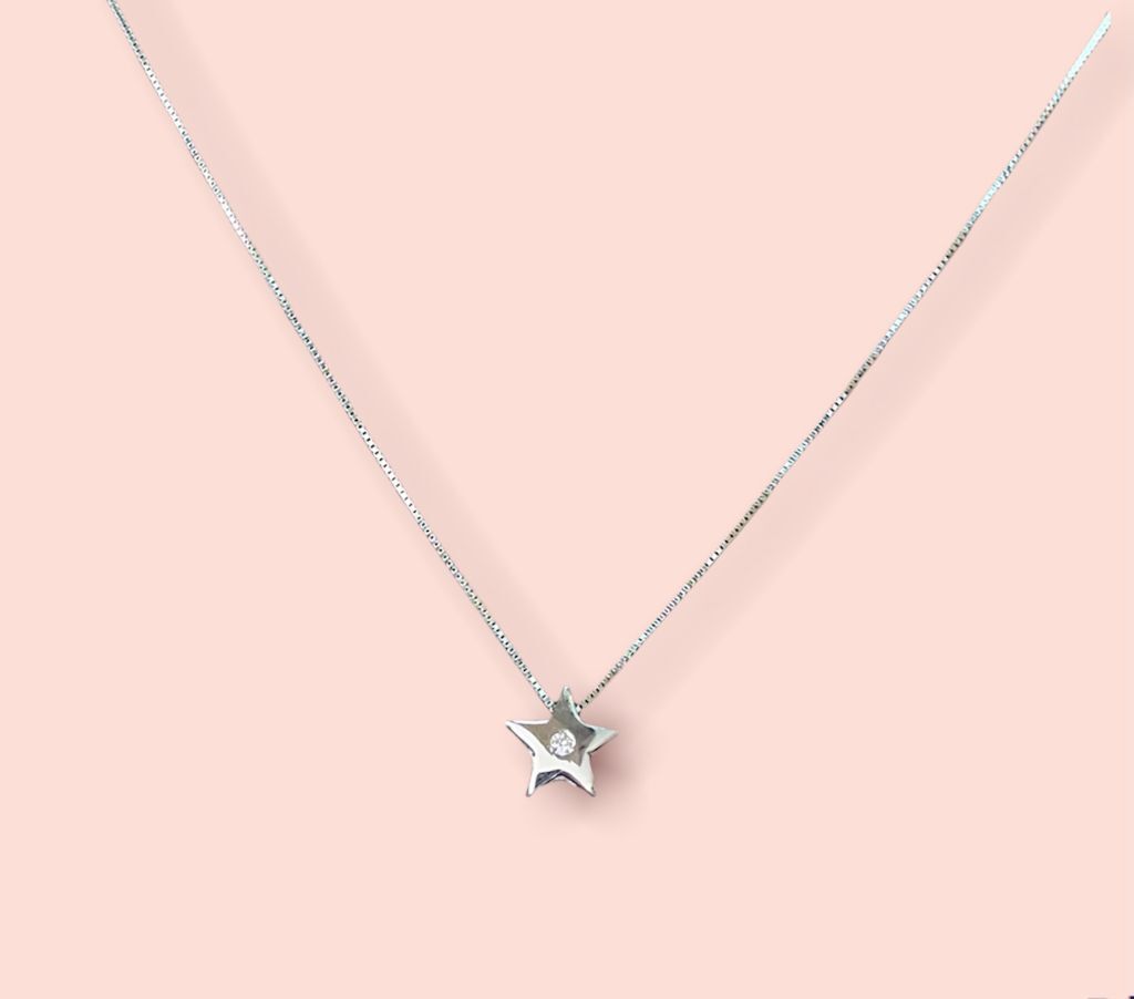 Collana punto luce stella
