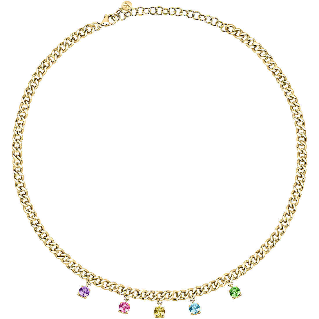 Collana groumette Morellato cristalli multicolor