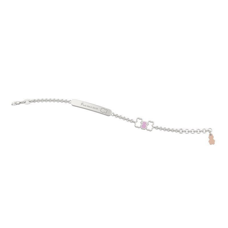 Bracciale Nanan con targhetta