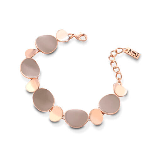 Bracciale Mewo donna rosato e smalto color nude
