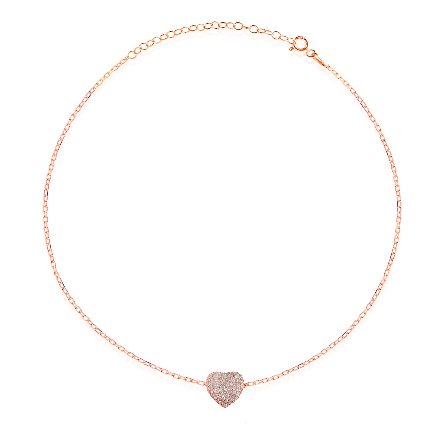 Choker cuore rosè Le Scritte dell'amore