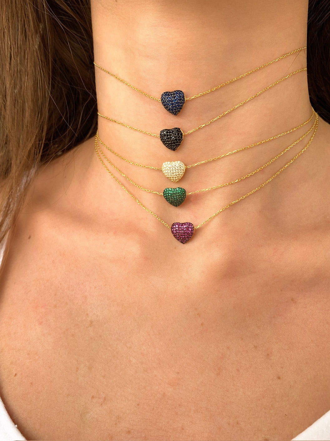 Choker cuore rosè Le Scritte dell'amore