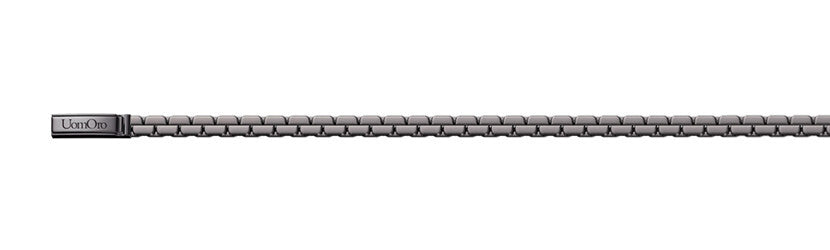 Bracciale Elements argento brunito uomo