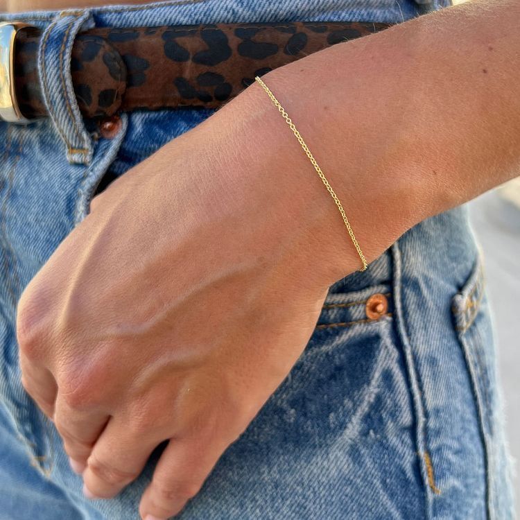 Bracciale filo Eternity argento