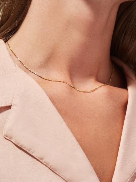 Collana filo Eternity oro