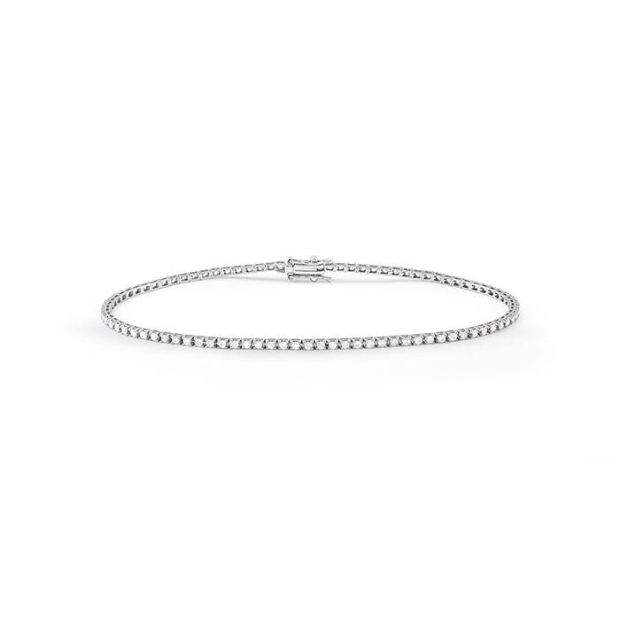 Bracciale tennis in oro e diamanti