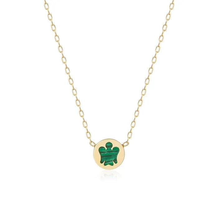 Collana Malachite e angelo Roberto Giannotti