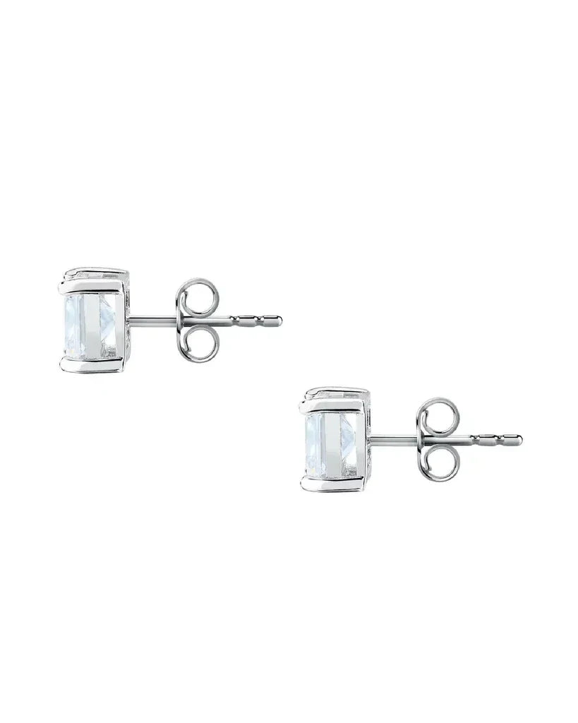 Orecchini carrè luminosi argento