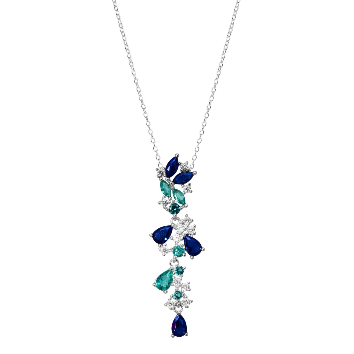 Collana fantasia di blu