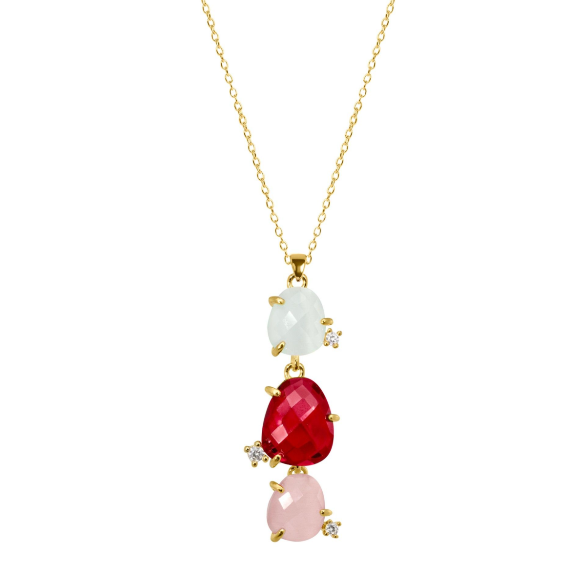 Collana tramonto rosso