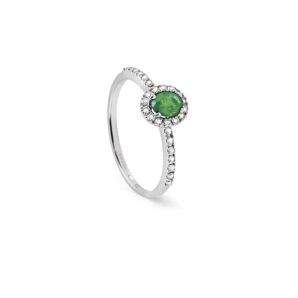 Anello Salvini Ovale Rubino/ Smeraldo/Zaffiro