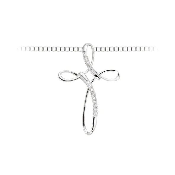 Collana croce DonnaOro Perfect oro e diamanti