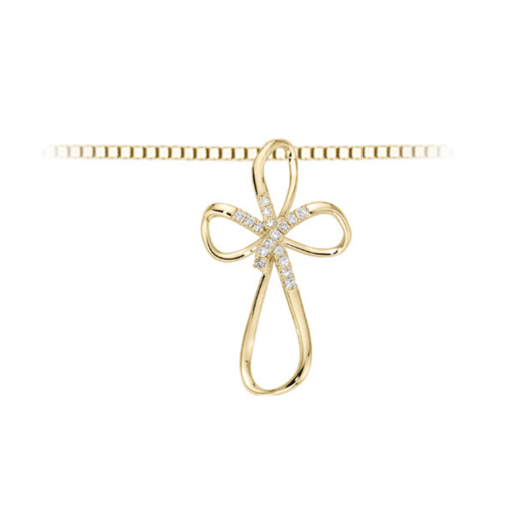 Collana croce DonnaOro infinito
