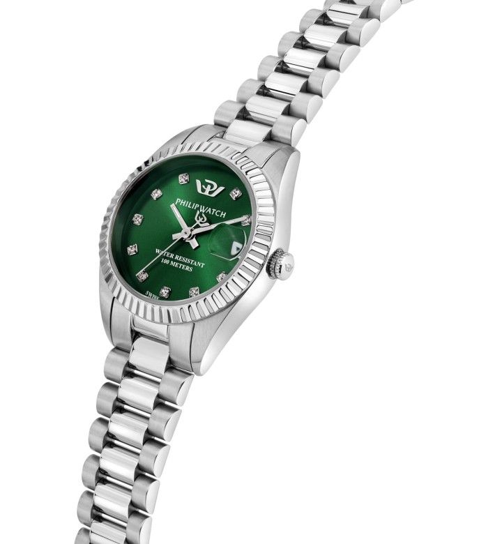 Orologio Philip Watch donna verde diamanti