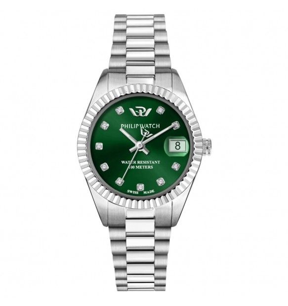 Orologio Philip Watch donna verde diamanti