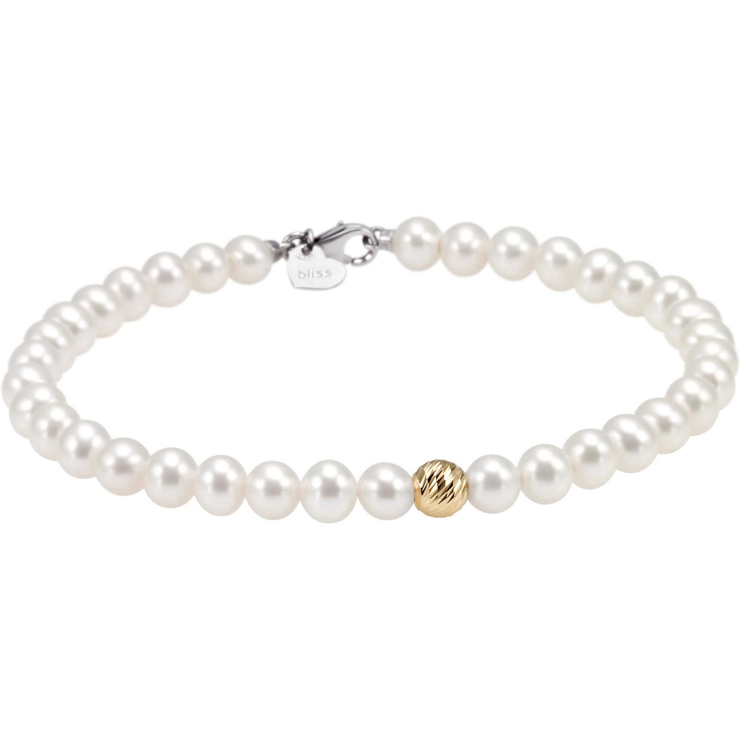 Bracciale Perle Bliss sfera oro giallo