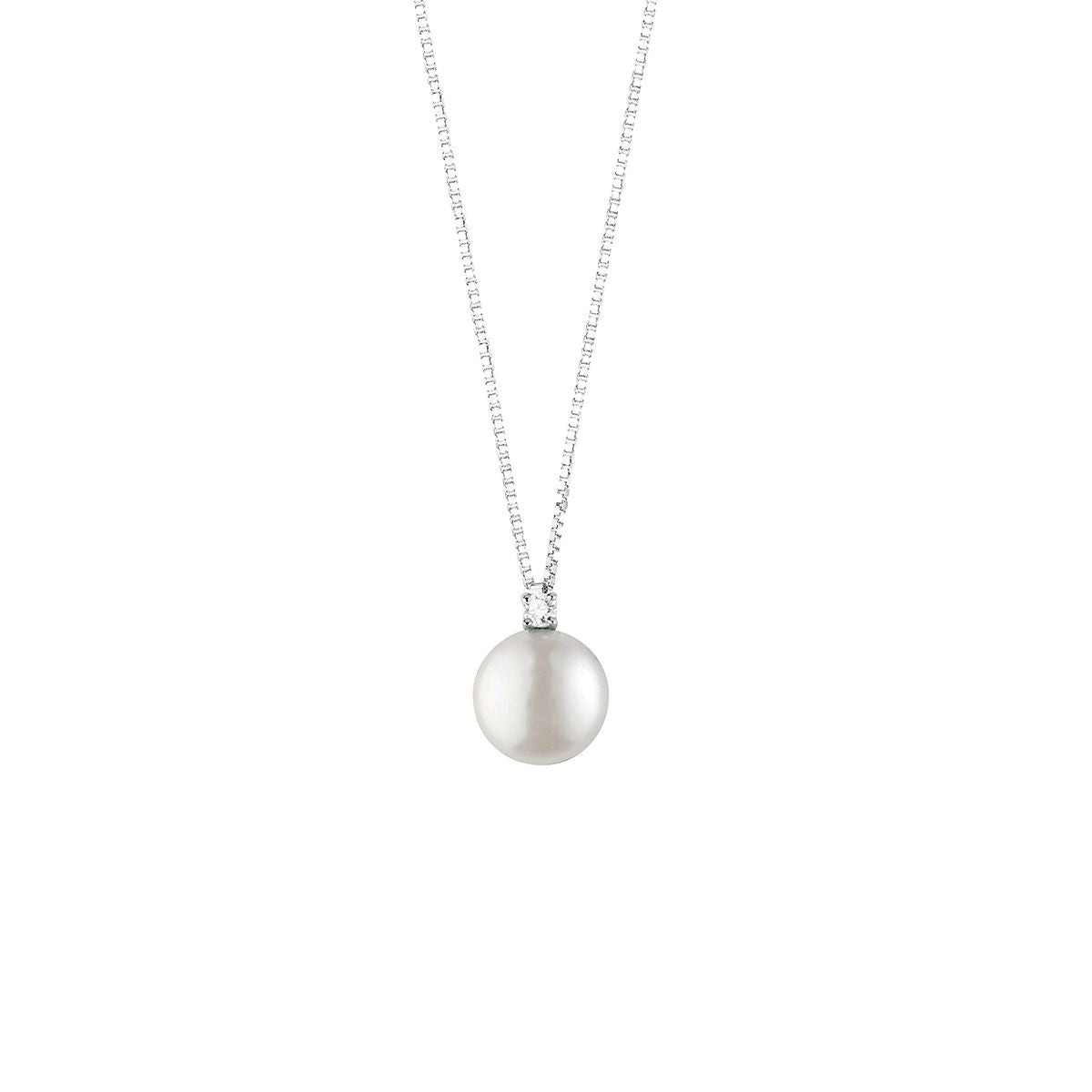 Collana Bliss perla e diamante