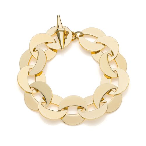 Bracciale Unoaerre catena tonda piatta Dinamica