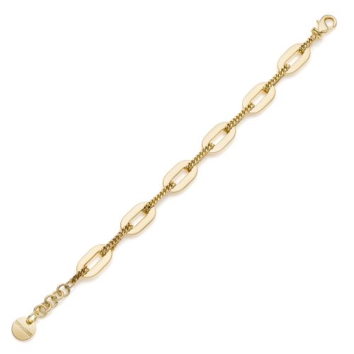 Bracciale Unoaerre fantasia con maglie ovali