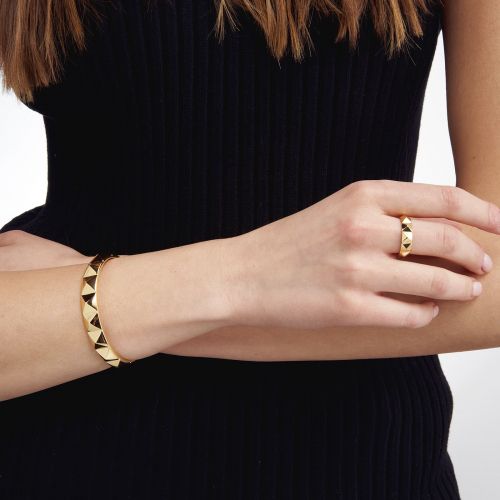 Bracciale Unoaerre rigido Piramidi