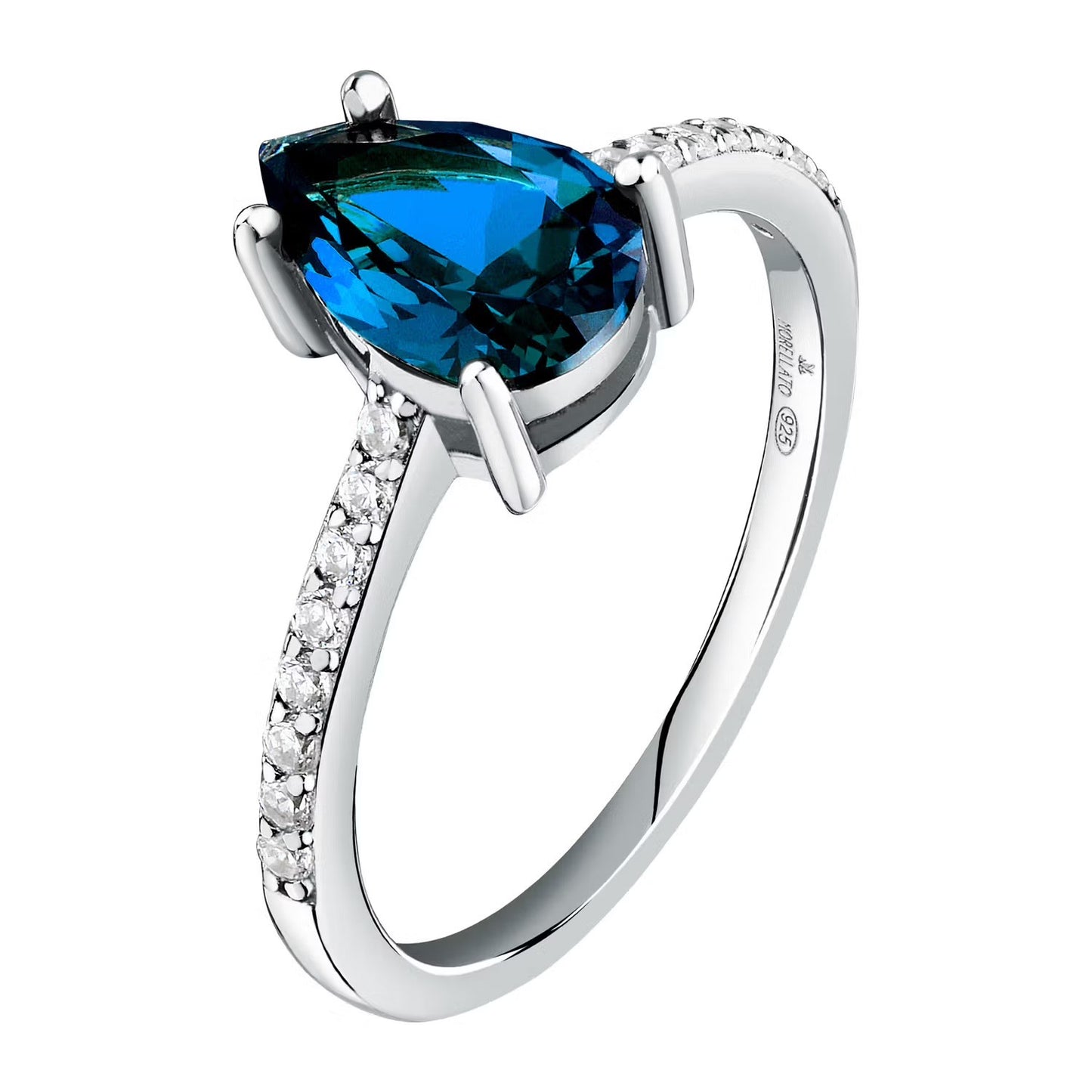 Anello Morellato Argento con Pietra a Goccia