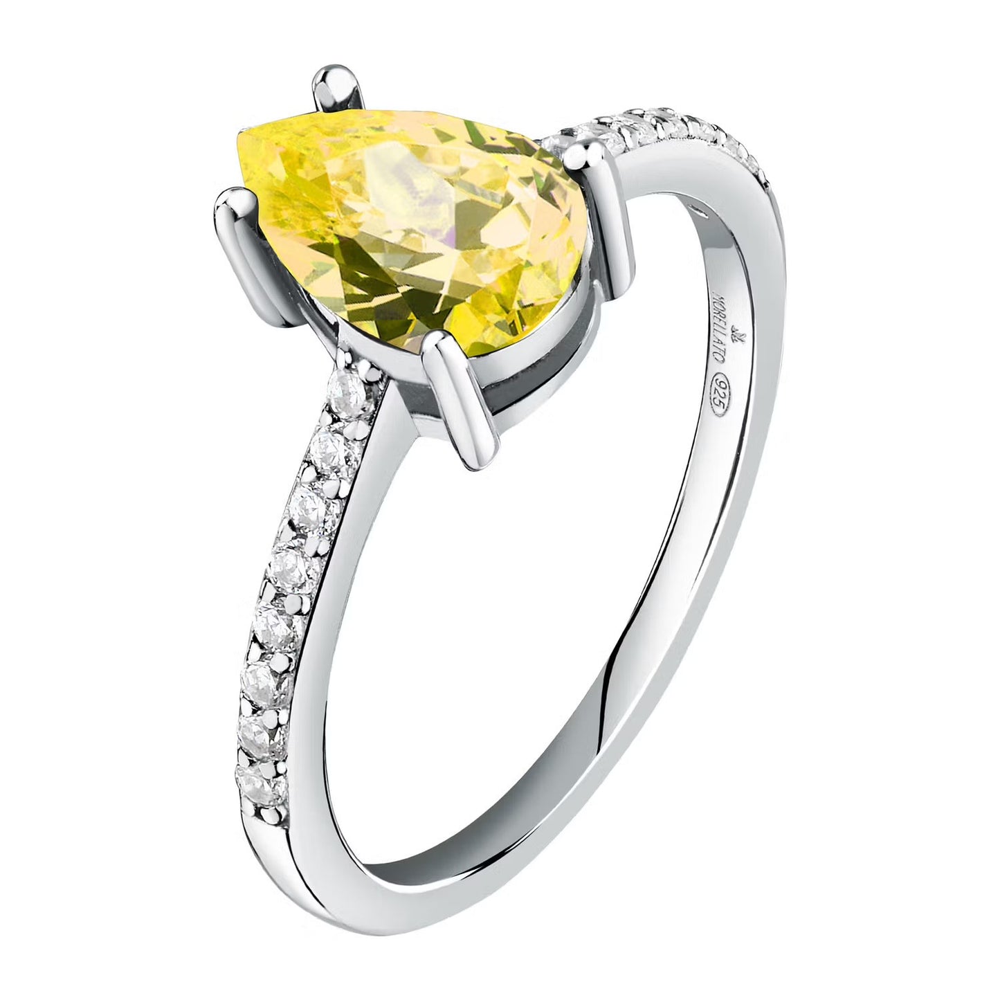 Anello Morellato Argento con Pietra a Goccia