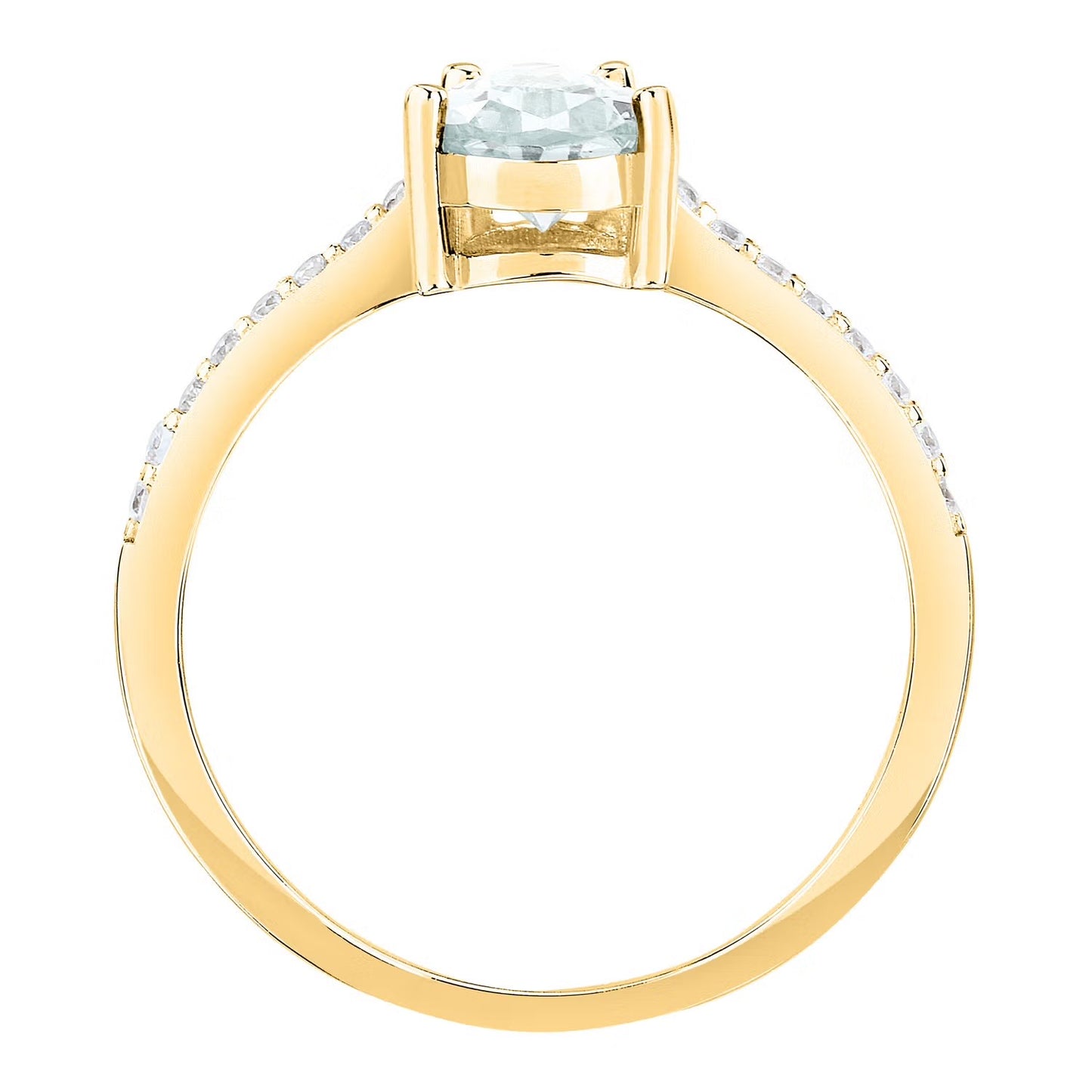 Anello Morellato Argento Dorato Goccia