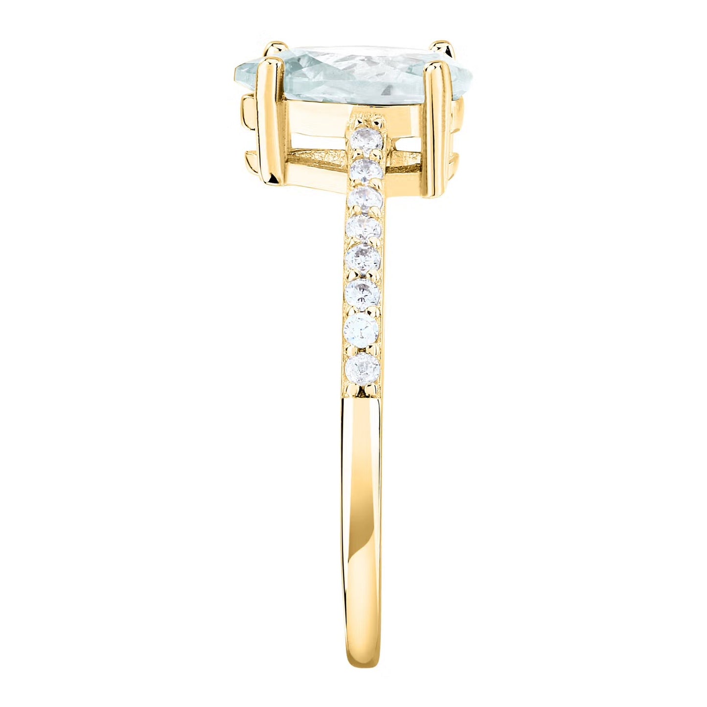 Anello Morellato Argento Dorato Goccia