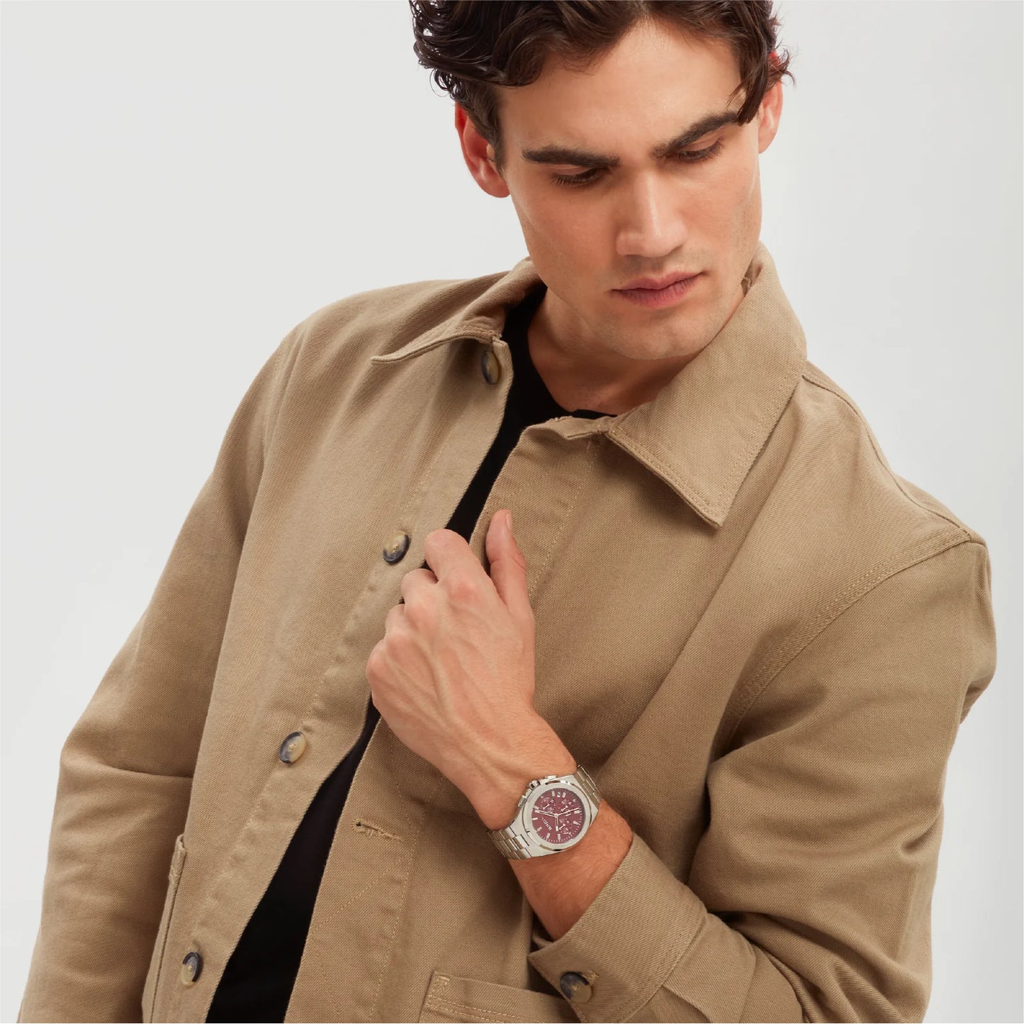 Orologio Crono Breil Apex quadrante Amaranto