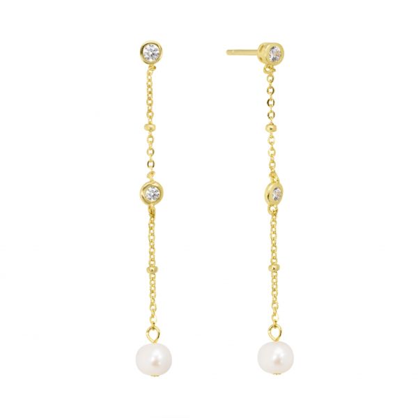 Orecchini Pendenti Perle Argento925