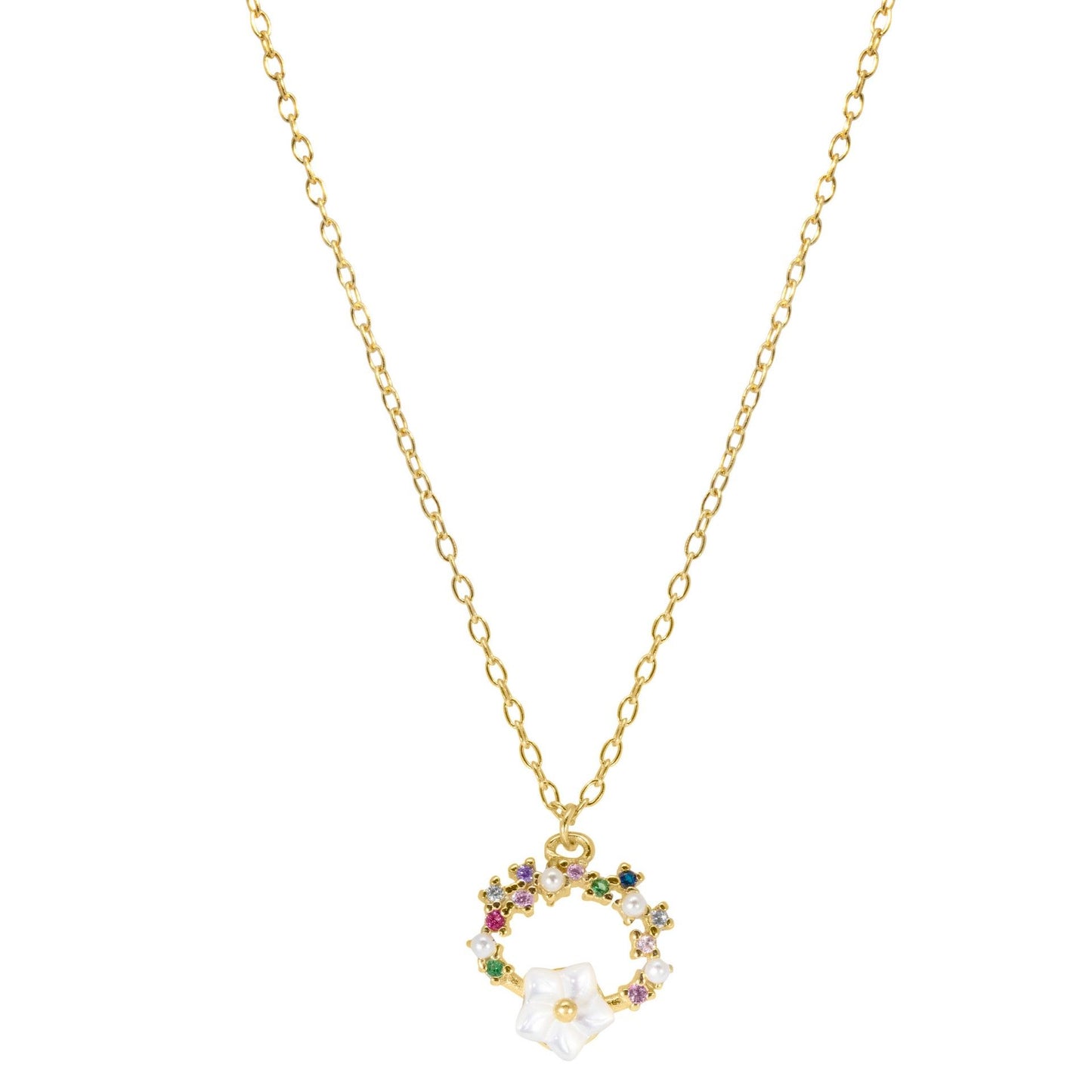 Collana Cerchio Floreale