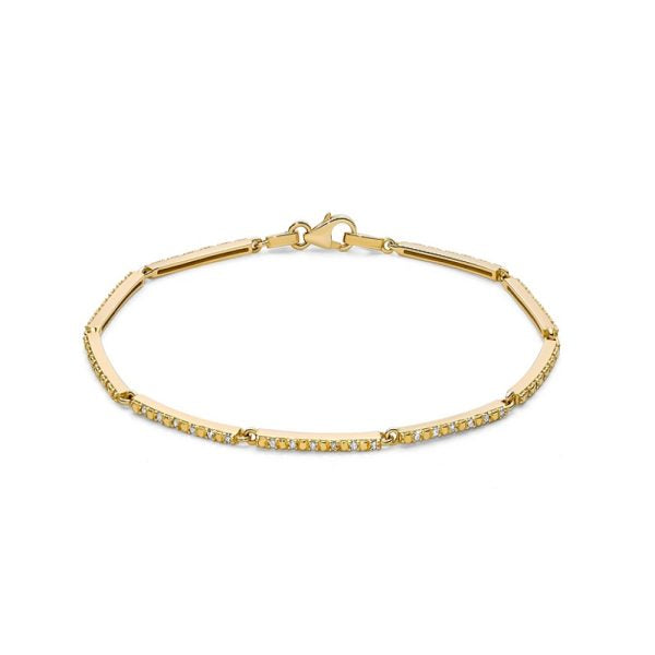 Bracciale Miluna tennis oro giallo