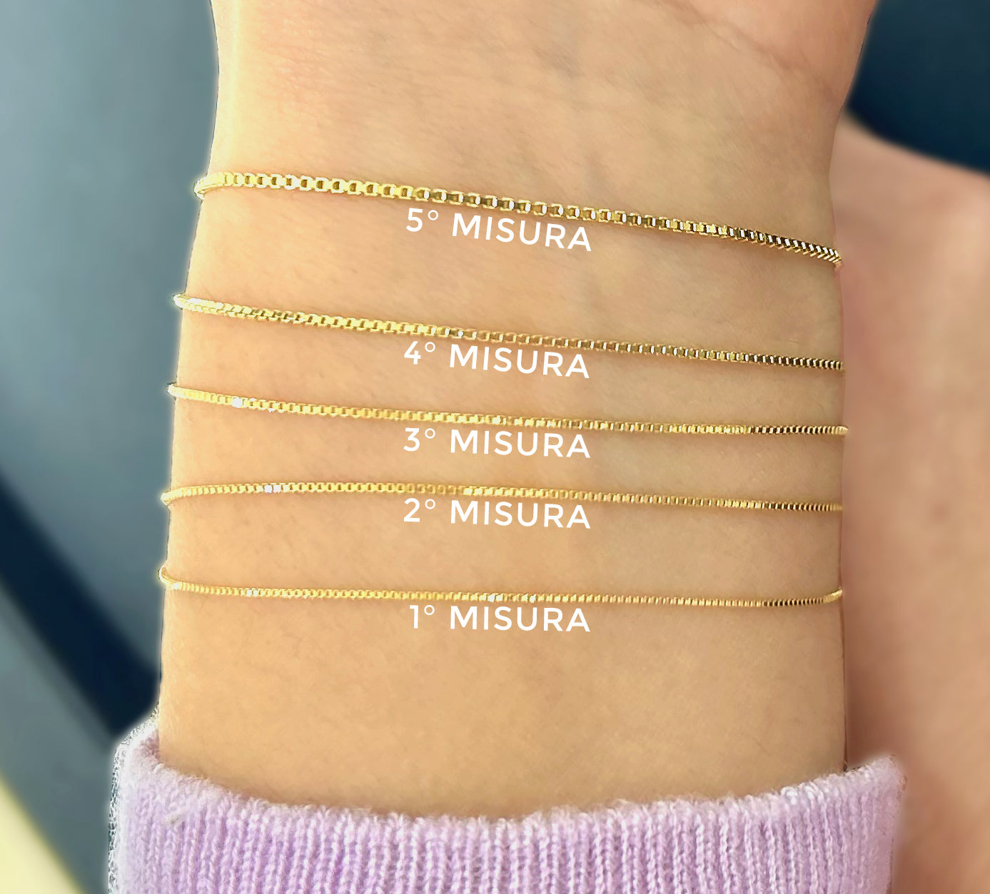 Bracciale filo Eternity oro