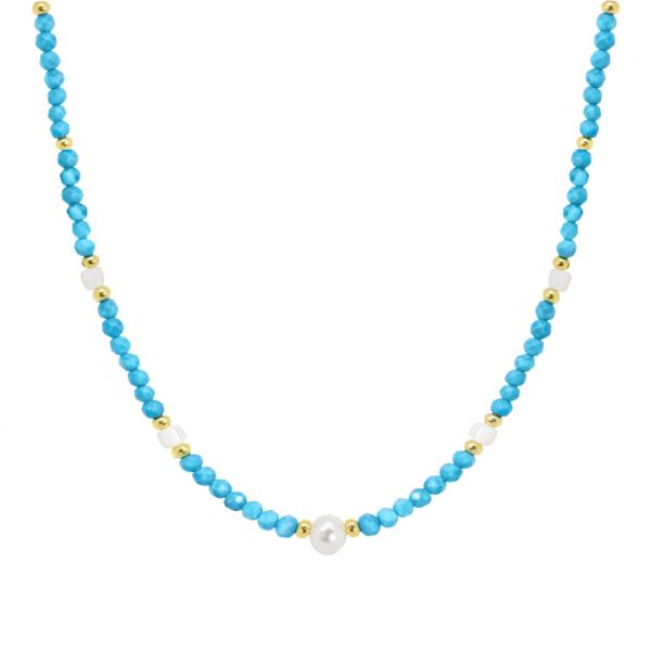 Collana Turchese e Madreperla
