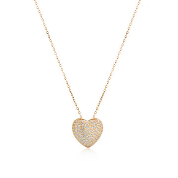 Collana Le Scritte Dell'Amore Cuore Lucente