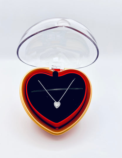 Collana Cuore Valentino Argento