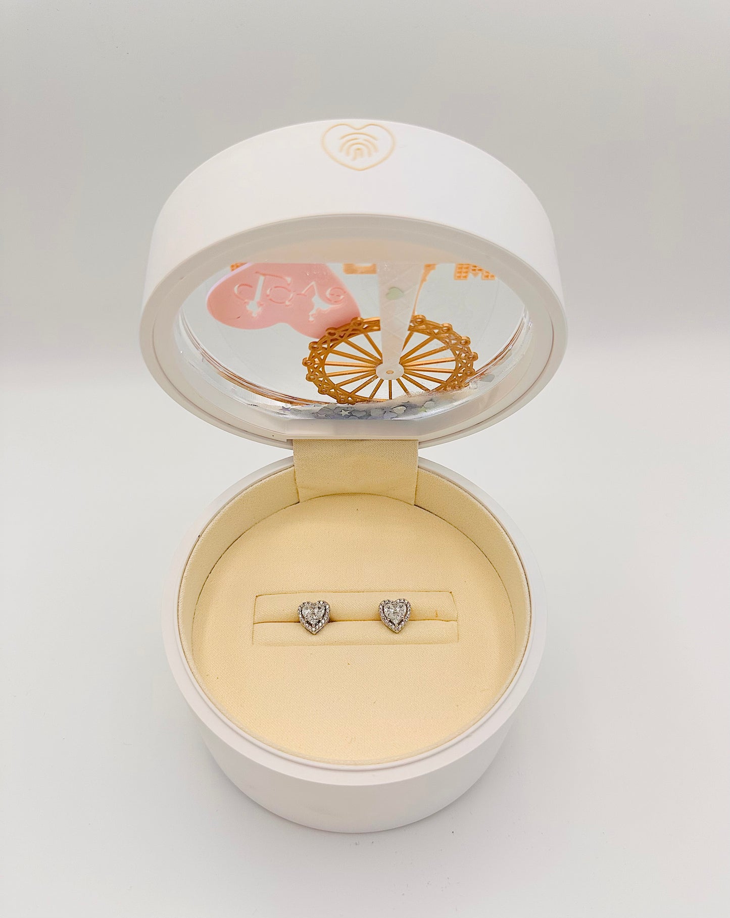 Orecchini Cuore Valentino Argento