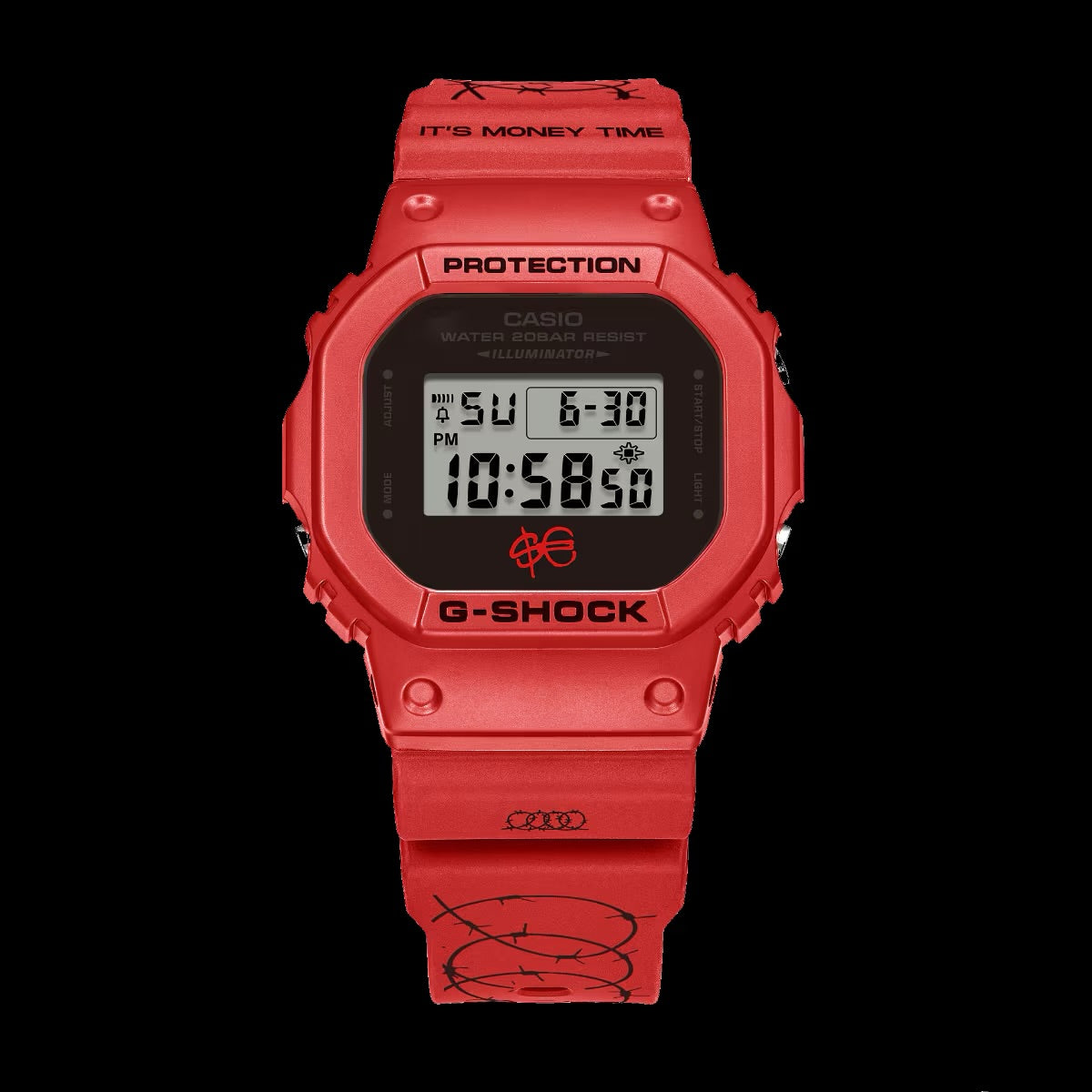 SFERA EBBASTA X G-SHOCK
ORIGIN
SERIE DW-5600
DW-5600SFE25-4