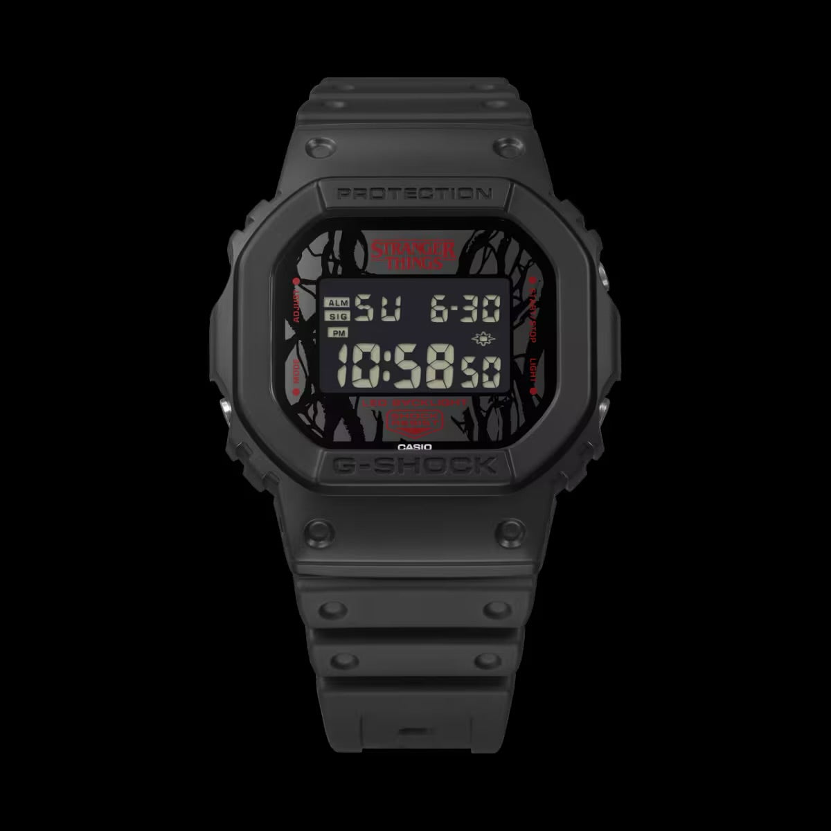 G-SHOCK x STRANGER THINGS
ORIGIN
SERIE 5600
DW-5600STT-1