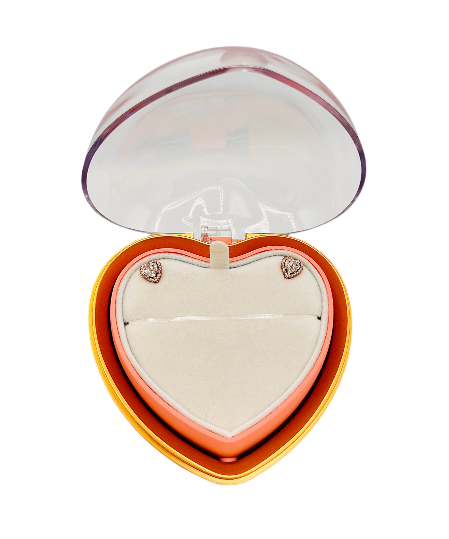 Orecchini Cuore Valentino Rosè