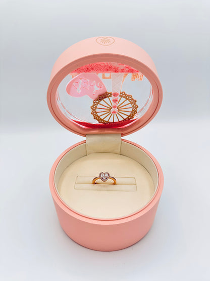 Anello Cuore Valentino Rosè