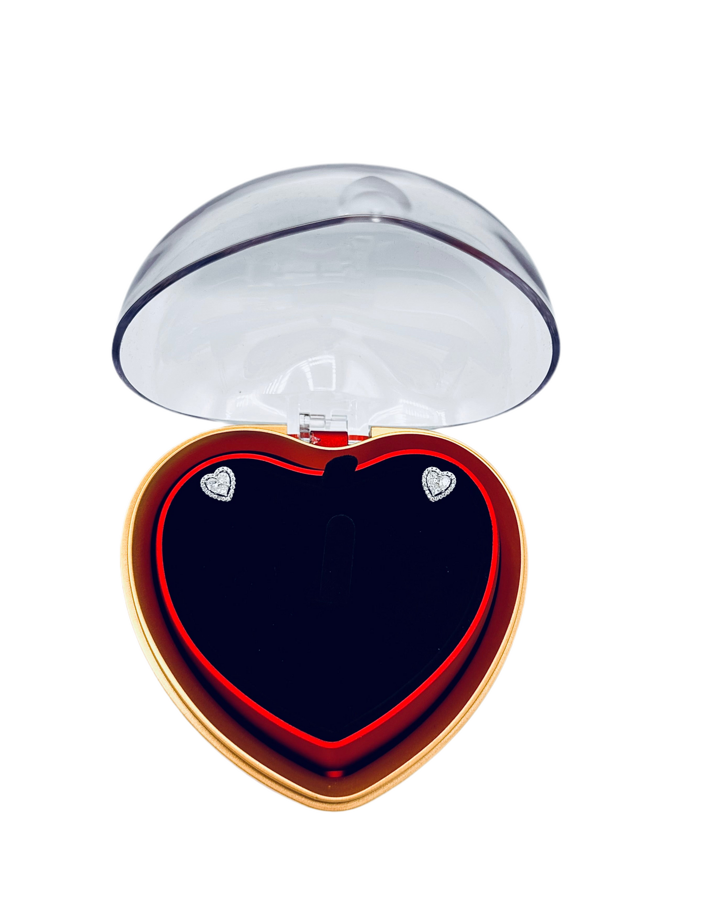 Orecchini Cuore Valentino Argento