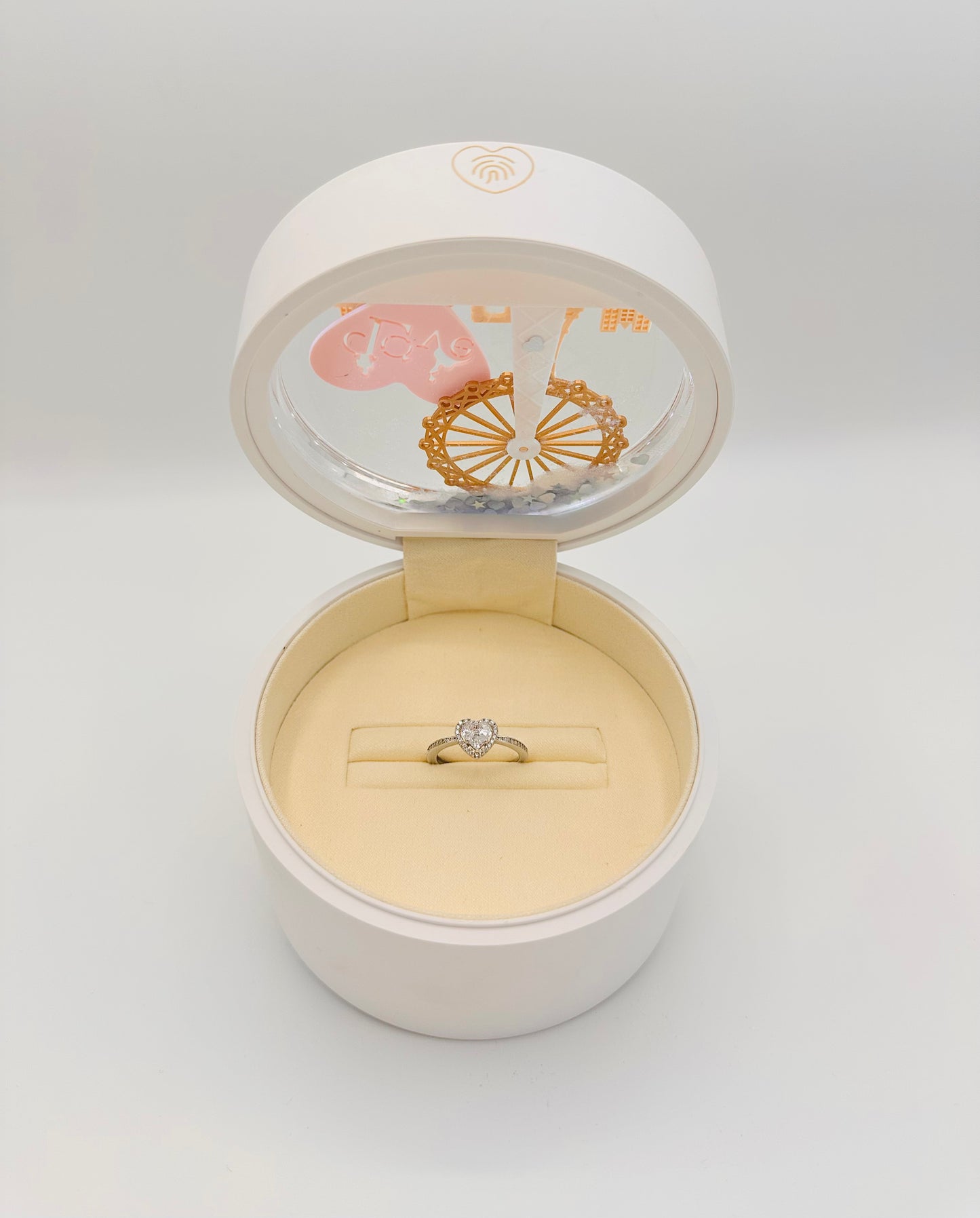 Anello Cuore Valentino Argento