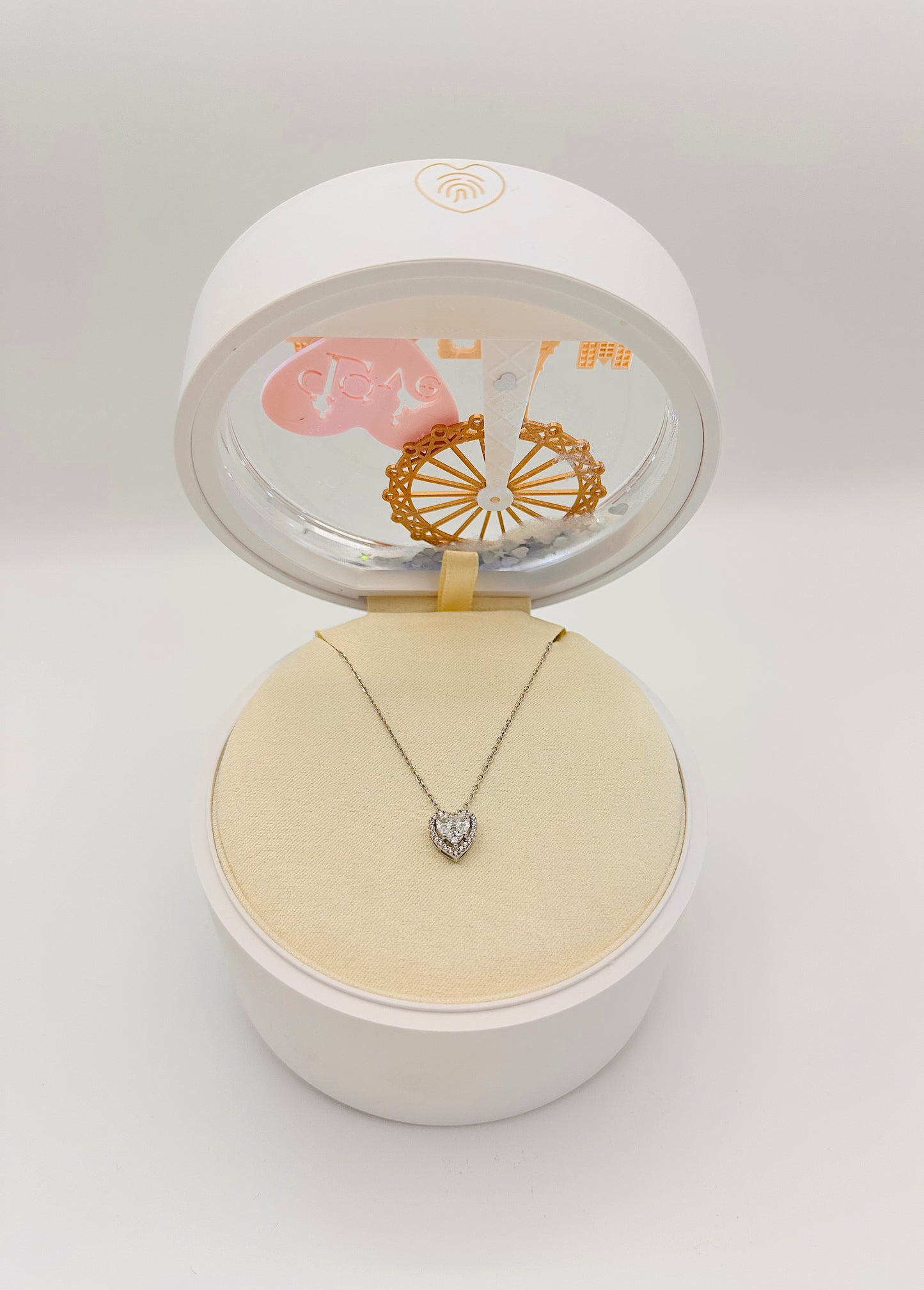 Collana Cuore Valentino Argento