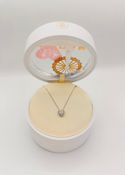 Collana Cuore Valentino Argento