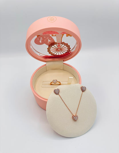 Set Completo Cuore Valentino Rosè