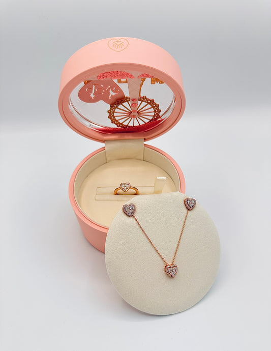 Set Completo Cuore Valentino Rosè